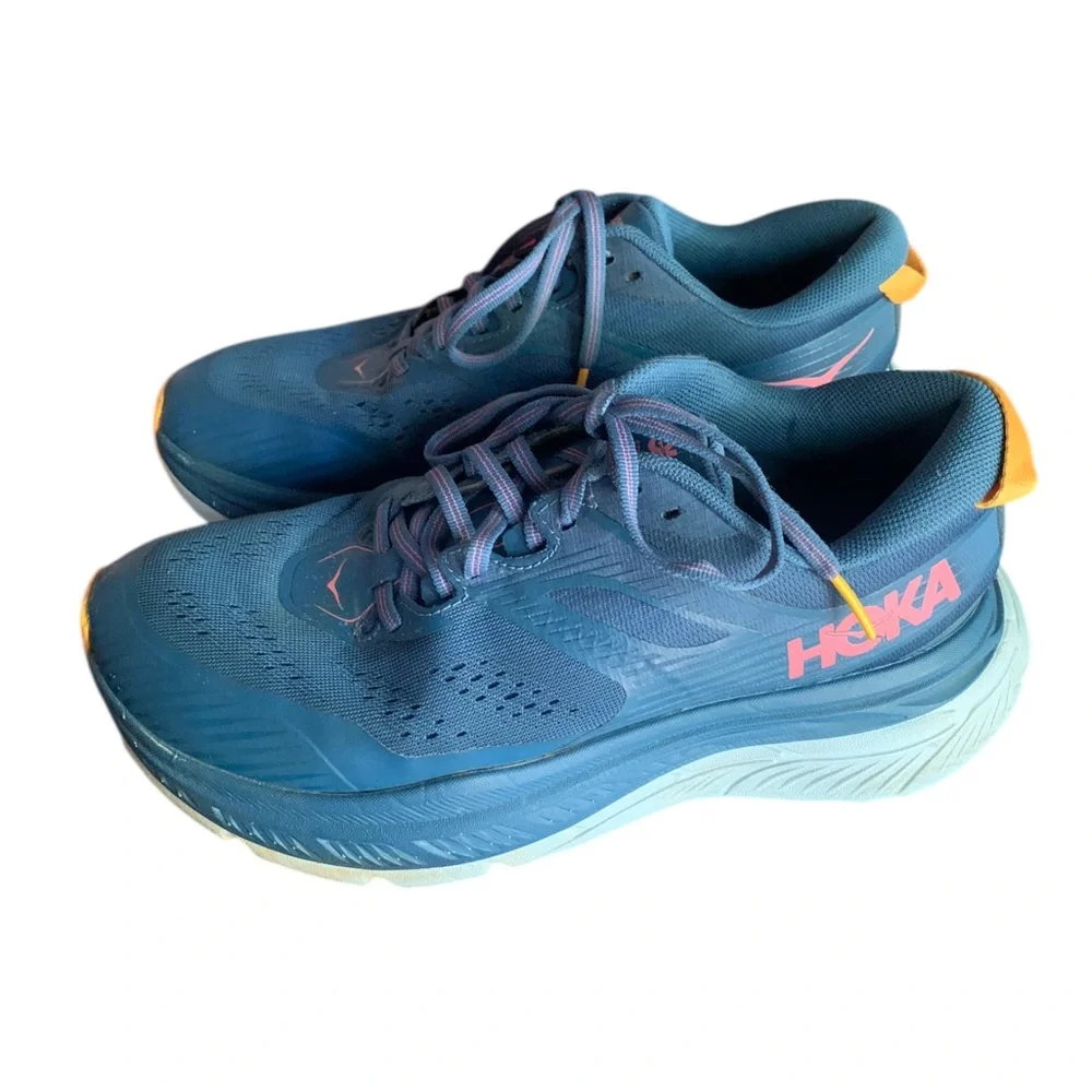 Hoka Women's Stinson ATR 6 Trail Running Shoes Blue Sz 8.5 - Picture 2 of 8
